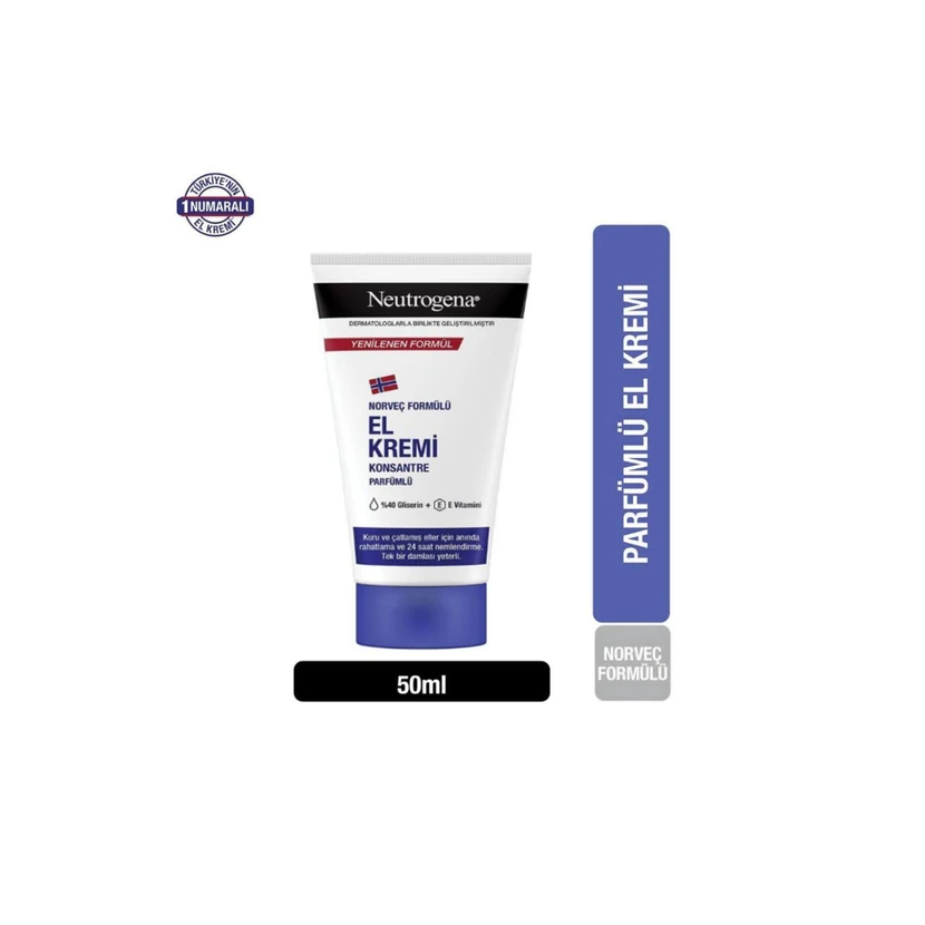 کرم دست نوتروژینا ۵۰ میلی‌لیتری معطر