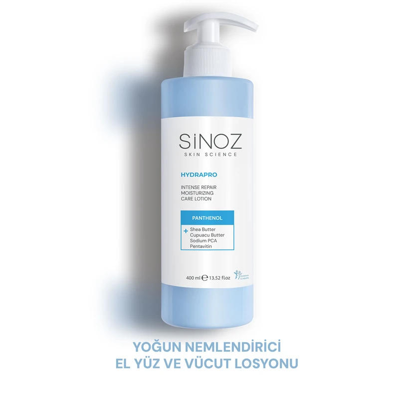 لوسیون مرطوب‌کننده سینوز هیدراپرو برای دست، صورت و بدن 400 میلی‌لیتر