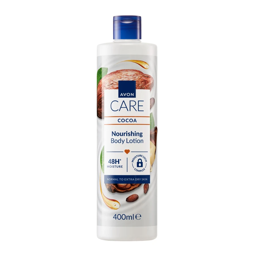لوسیون بدن Avon Care با روغن کاکائو ۴۰۰ میلی‌لیتر