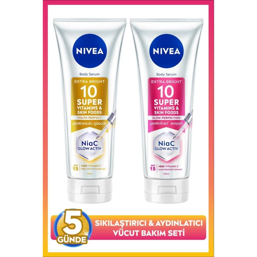 لوسیون بدن نیوآ SPF15 سفت‌کننده و روشن‌کننده 170 میلی‌لیتر