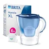 پارچ تصفیه آب بریتا مدل مارلا حجم 3.5 لیتر آبی با ۶ فیلتر