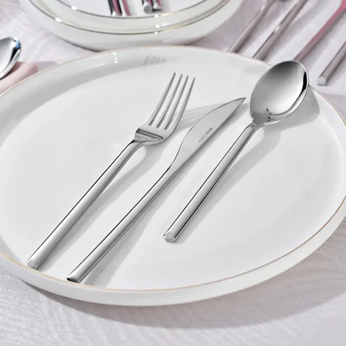 عکس سرویس قاشق و چنگال 84 پارچه کاراجا Kendo همراه با جعبه