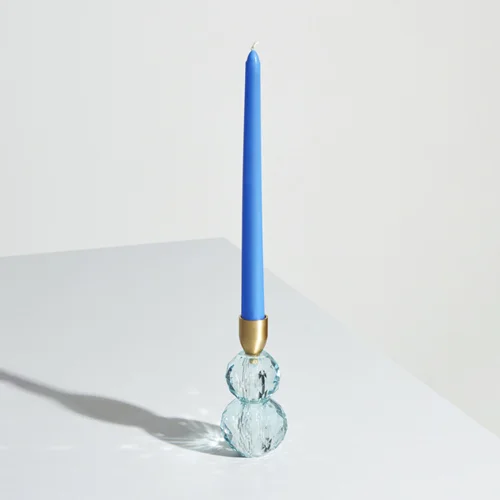 شمعدان کاراجا Vicki آبی 6×13 سانتی