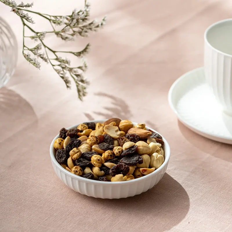 عکس آجیل خوری استانبول پرسلن بری سفید 10 سانتی