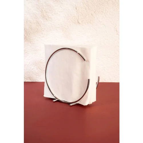 جا دستمالی دکور آرت ماه نقره ای 15×15 سانتی