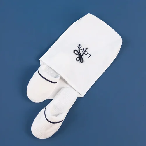 دمپایی حوله ای کاراجاهوم دوقلوها سفید 41-43