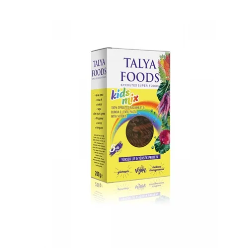 پاستا مخلوط سبزیجات برای کودک Talya Foods مقدار 200 گرم