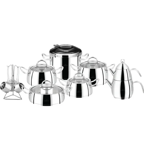 سرویس جهیزیه استیل 17 پارچه کاراجا Yeni Zeyna