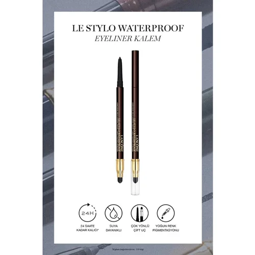مداد چشم ضد آب لانکوم Le Stylo شماره 03 Chocolat قهوه ای