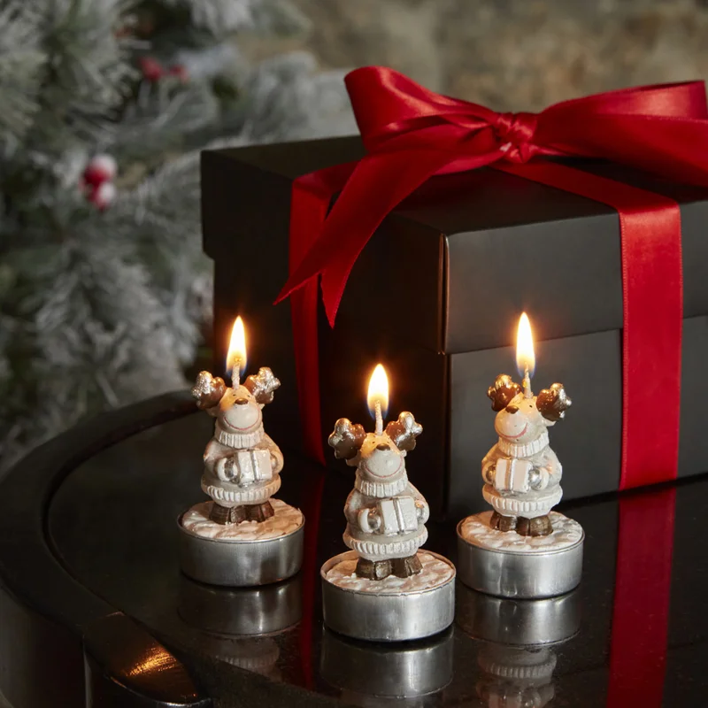 شمع ۳ عددی کاراجاهوم Reindeer