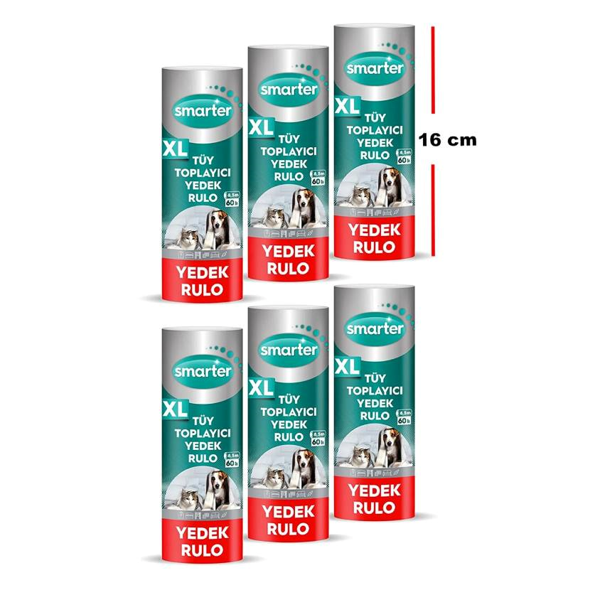 رول یدکی پرزگیر اسمارتر ۶ عددی 16 سانتی