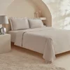 سرویس کاور لحاف دو نفره کاراجاهوم White Collection Ina طوسی روشن