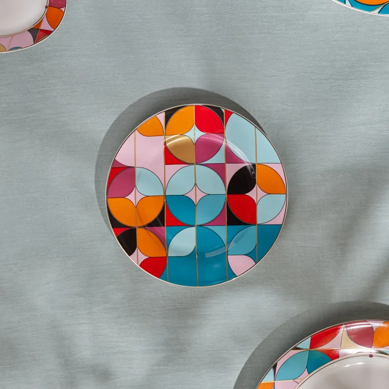 عکس بشقاب شیرینی خوری کاراجا Frolic قطر 19 سانتی