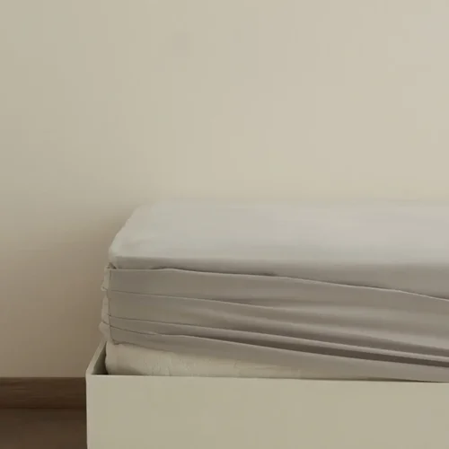ملحفه دو نفره کینگ کاراجاهوم بیسیک طوسی