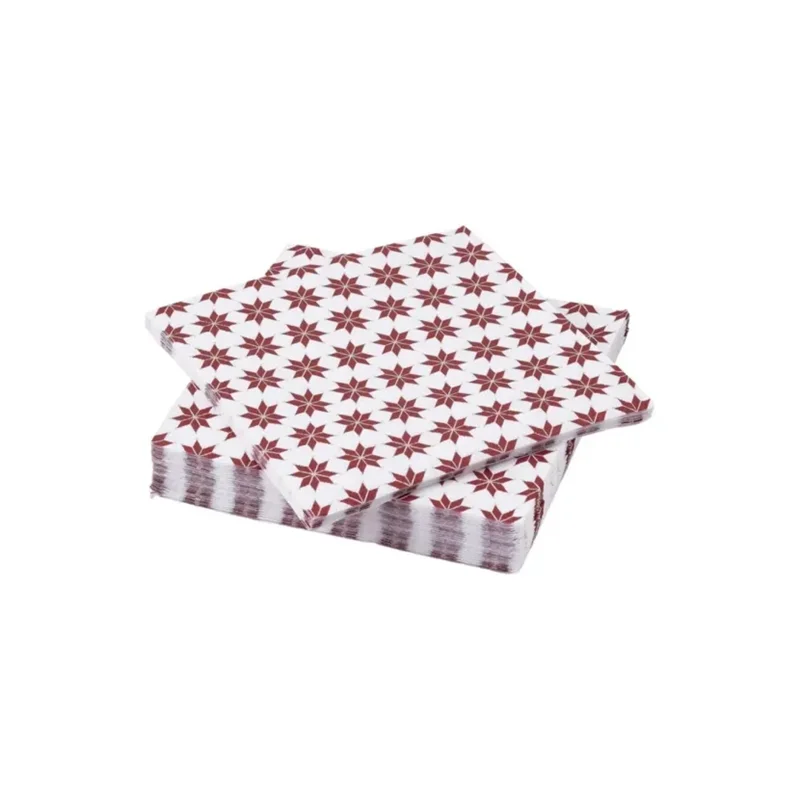 عکس دستمال سفره 30 عددی ایکیا ستاره 33×33 سانتی