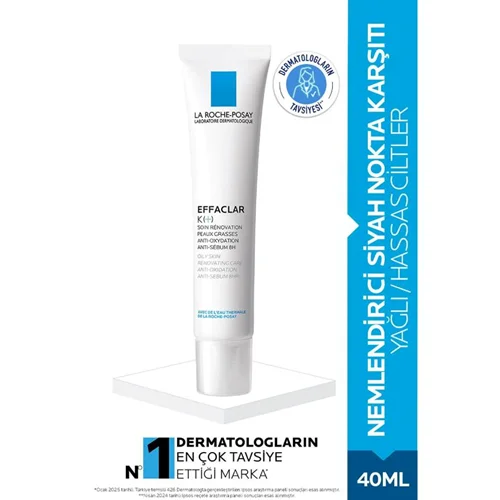 کرم ترمیمکننده لاروش پوزای Effaclar K مناسب پوستهای چرب و حساس