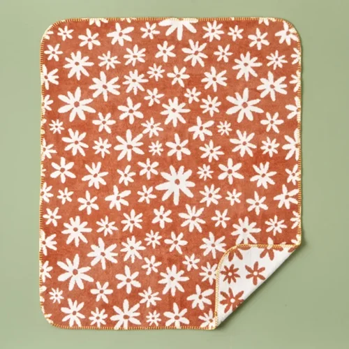 پتو پنبه کودک بلامزون فریا آجری 120×100 سانتی