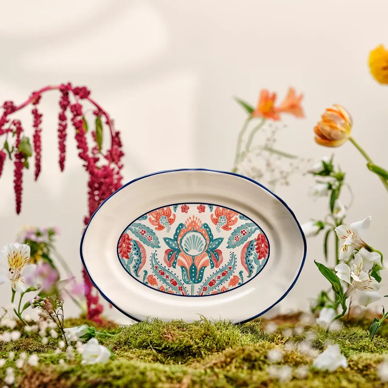 عکس دیس امسان Hasbahce رنگی 25 سانتی