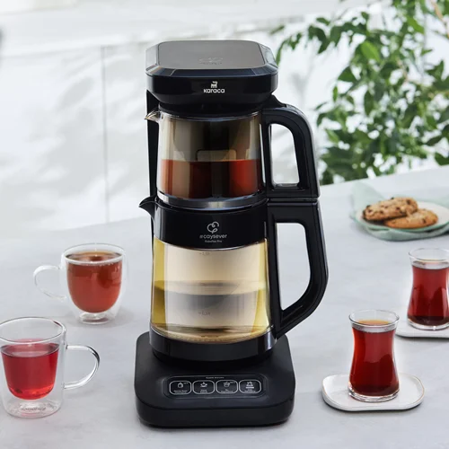 چایساز و قهوه ساز سخنگو کاراجا Caysever Robotea Pro 4 in 1 مشکی عقیق
