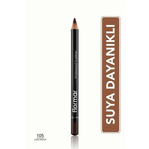مداد چشم ضد آب فلورمار شماره 105 Warm Brown قهوه ای گرم