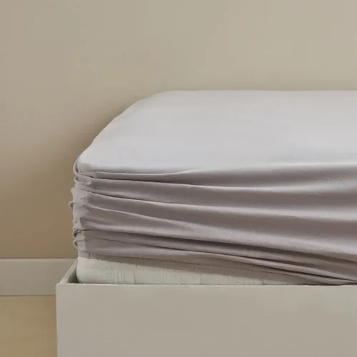 ملحفه کشدار یک نفره کاراجاهوم Penye طوسی (200×100)+۳۰