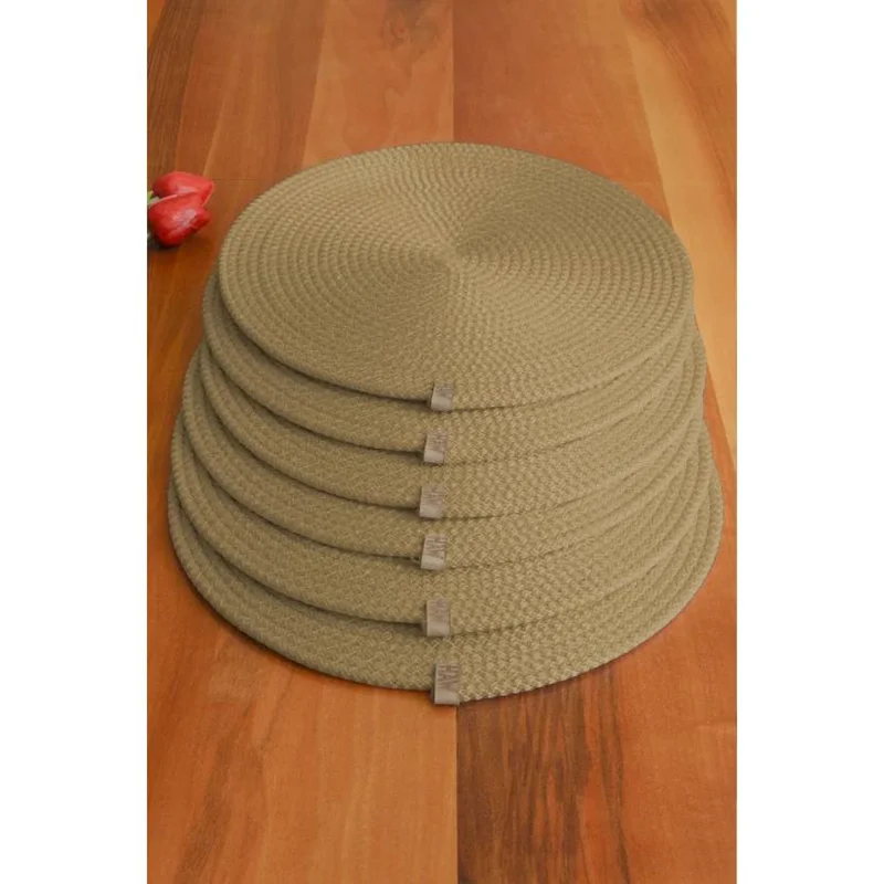 عکس زیر بشقابی 6 عددی دکاهوم لوکس بژ