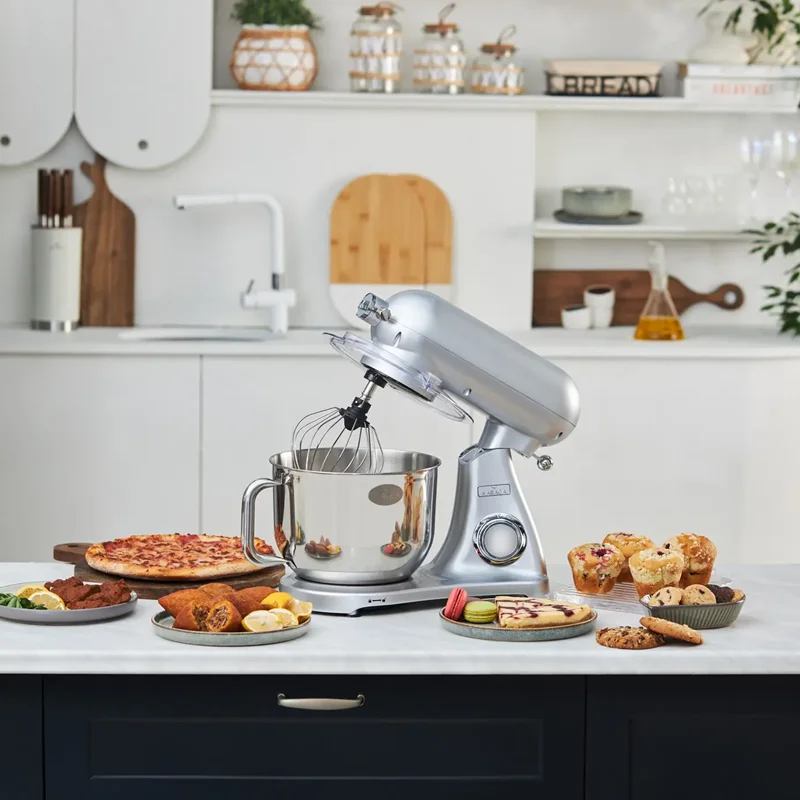 عکس همزن کاسه دار کاراجا Powercast نقره ای