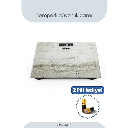 ترازوی دیجیتال سینبو SBS-4451 طوسی