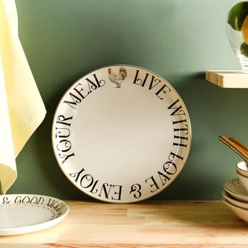 عکس بشقاب غذاخوری کاراجا Farmland Enjoy قطر ۲7 سانتی