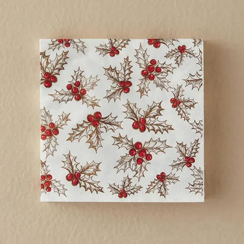 دستمال سفره 20 عددی انگلیش هوم کریسمس 33×33 سانتی