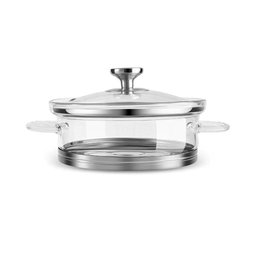 قابلمه شیشه بوروسیلیکات کاراجا مدل یورک سایز ۱۸