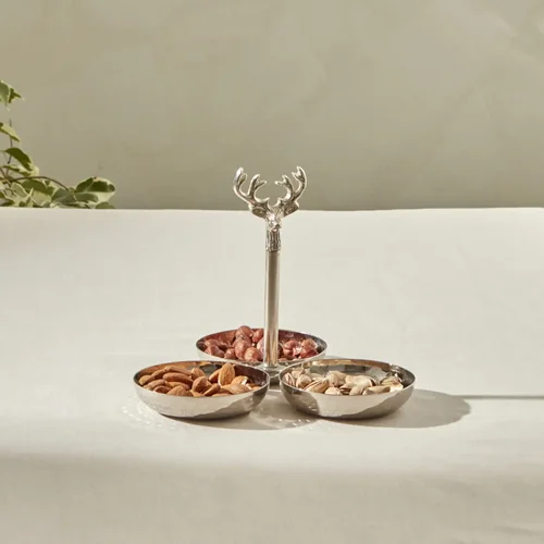 آجیل خوری کاراجا Loren نقره ای