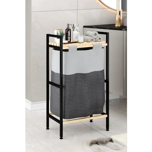 عکس نظم دهنده حمام سبد رخت چرک بینو Bn3030 مشکی