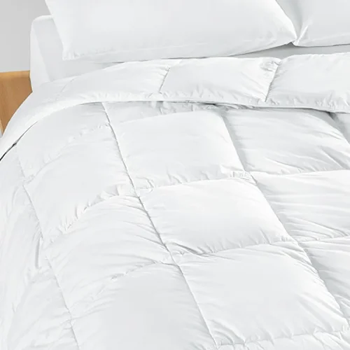 عکس لحاف یک نفره انگلیش هوم پر غاز زمستانی سفید