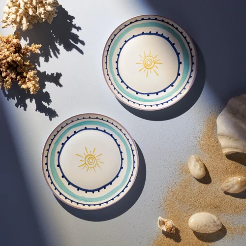 عکس بشقاب غذاخوری ۲ عددی امسان Voyage Sun