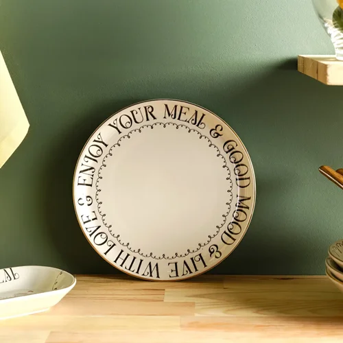 عکس بشقاب شیرینی خوری کاراجا Farmland Mood قطر 20 سانتی