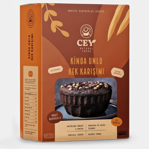 مخلوط کیک آرد کینوا Cey Natural مقدار 265 گرم