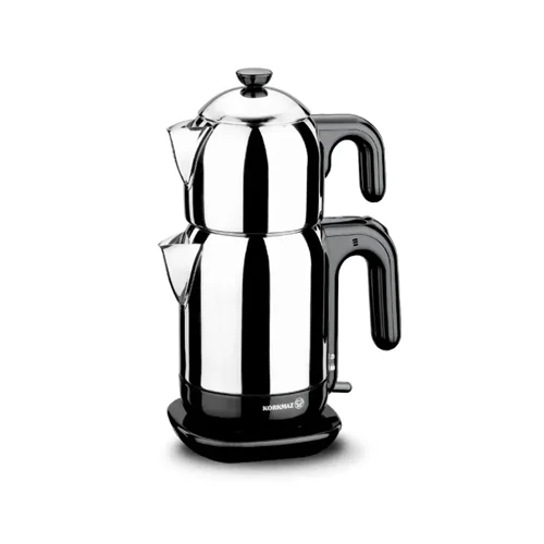 چای ساز استیل کرکماز A369 نقره ای