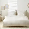 سرویس کاور لحاف دو نفره پنبه کاراجاهوم White Collection Mia سفید
