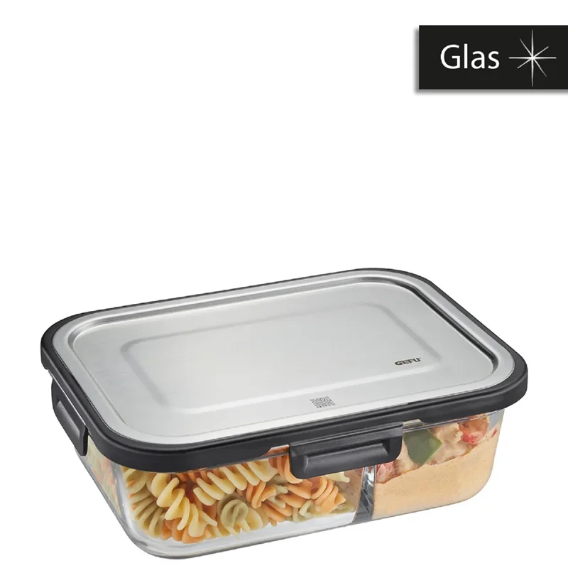 عکس ظرف نگهدارنده مستطیل استیل گفو Milo حجم 1000 میلی