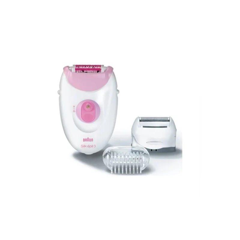 عکس اپیلاتور خشک براون Silk-épil 3 3270 صورتی