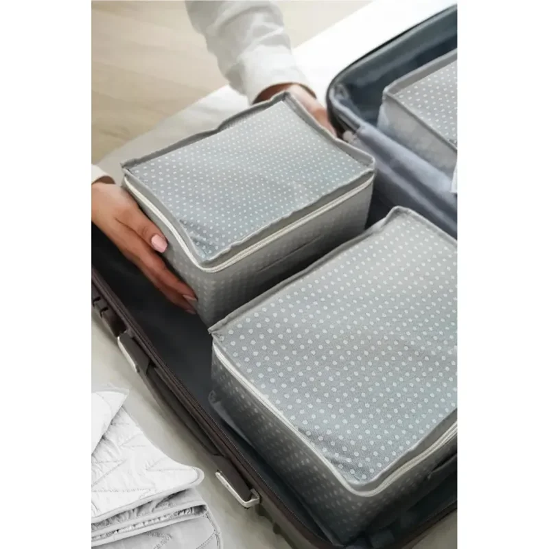 عکس ست نظم دهنده چمدان 6 عددی سرستیل طرح دار