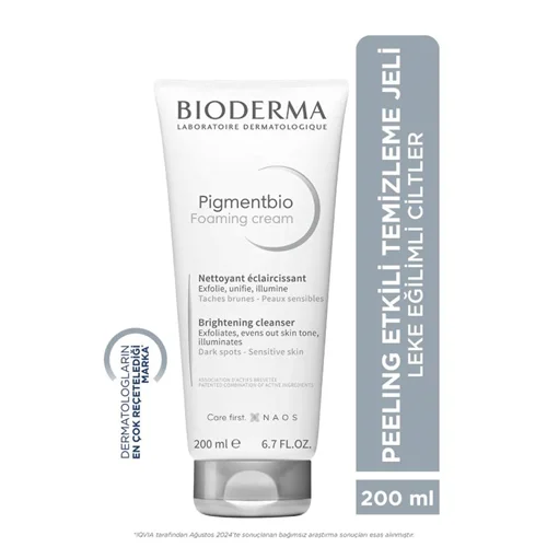 فوم شستشوی صورت بدن ضد لک و روشنکننده بایودرما Pigmentbio حجم 200 میل