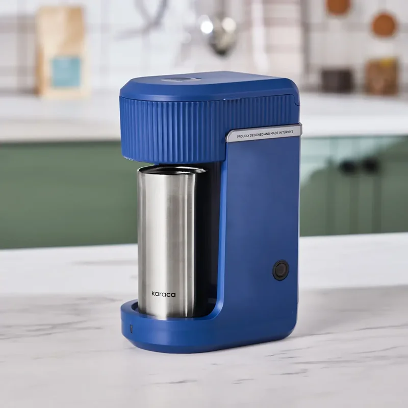 عکس قهوه ساز دمی کاراجا Mono Personal آبی