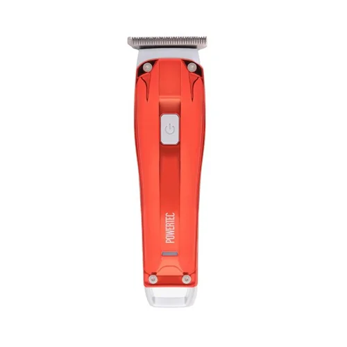 ماشین اصلاح شارژی ریش گردن بدن پاورتک Tr-1515 قرمز