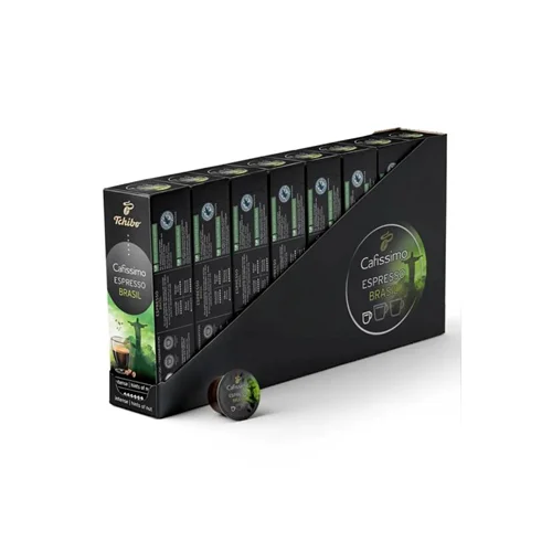 عکس کپسول قهوه چیبو Cafissimo Espresso Brasil بسته 80 عددی