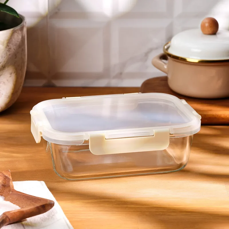 عکس ظرف نگهدارنده شیشه ای امسان Soft حجم 1050 میلی