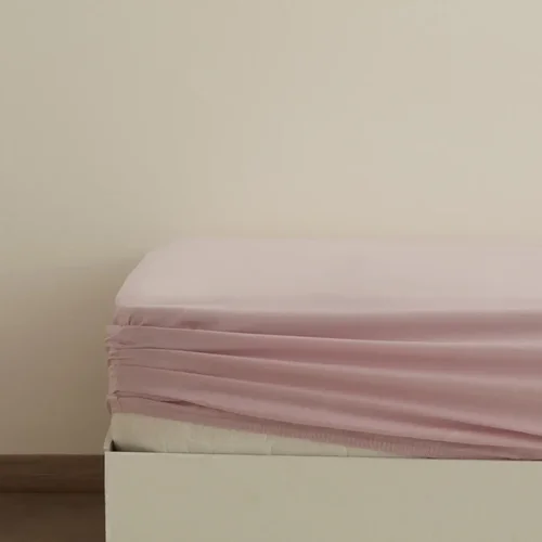 ملحفه دو نفره کینگ کاراجاهوم بیسیک صورتی