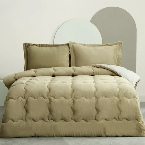 عکس سرویس کامل لحاف دو نفره پنبه کاراجاهوم وینی سدری