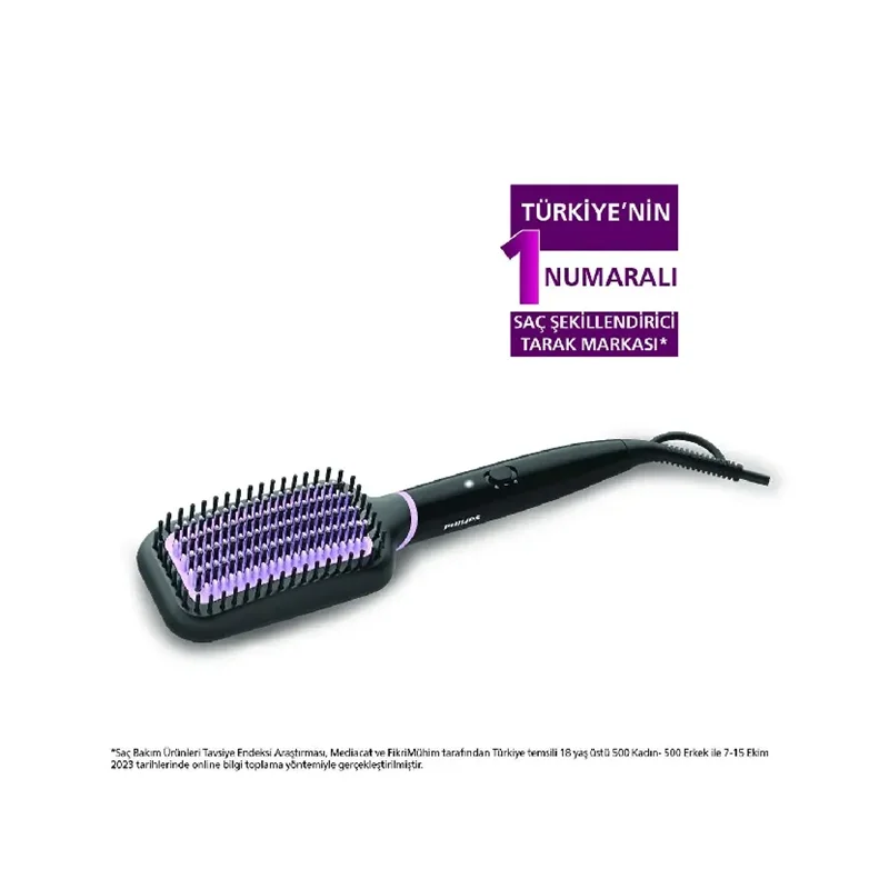 عکس برس حرارتی صاف کننده مو فیلیپس BHH880/00 مشکی